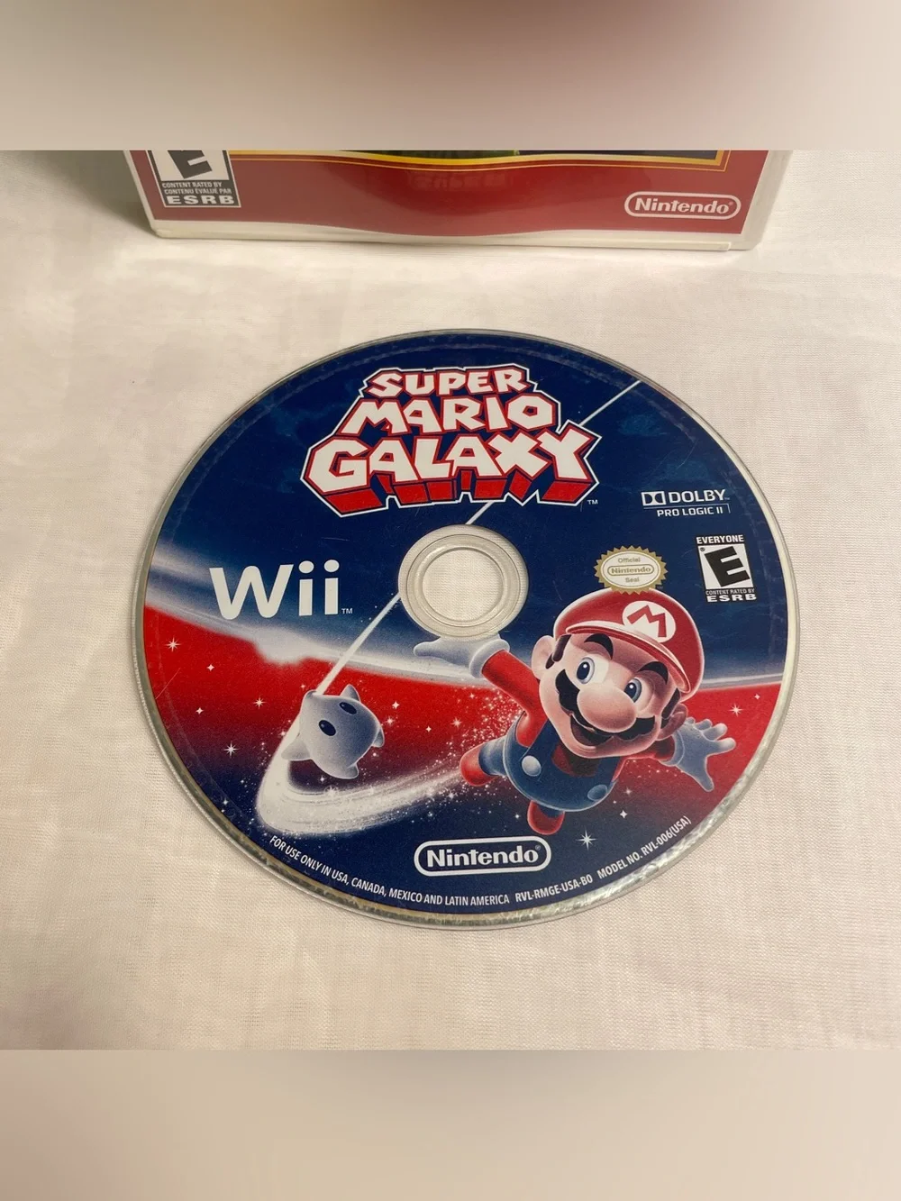 Super Mario Galaxy - Nintendo Wii Nintendo Selects 2011 No Manual Tested & Works